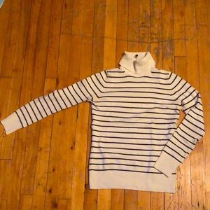 Striped turtle neck. French connection